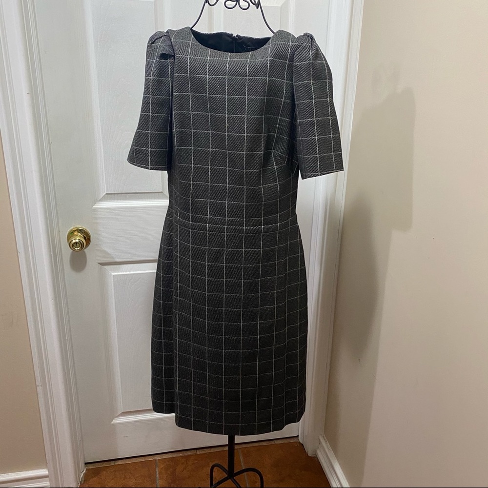 Lauren Ralph Lauren grey checkered dress